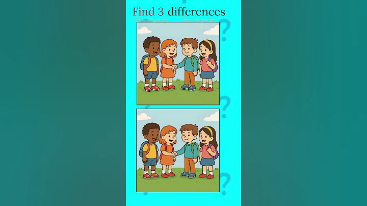 Genius Level Brain Test – Find the 3 Differences #spotthedifference #braintest #mindgames