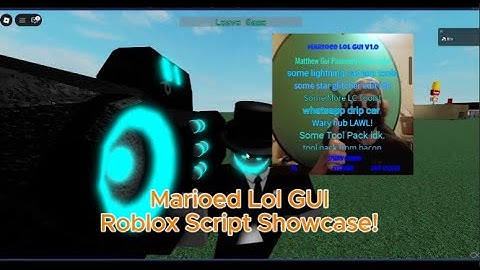 Roblox Script Showcasing! Marioed Lol GUI V1.0