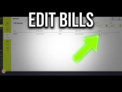 Edit and Review Past Bills training video