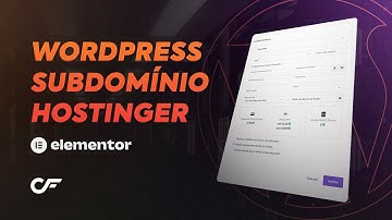 Instalando WORDPRESS em SUBDOMÍNIO (HOSTINGER)