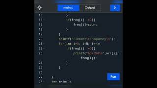 How To Write A C Program To Find The Frequency Of Each Element In An Integer Array Of Size N