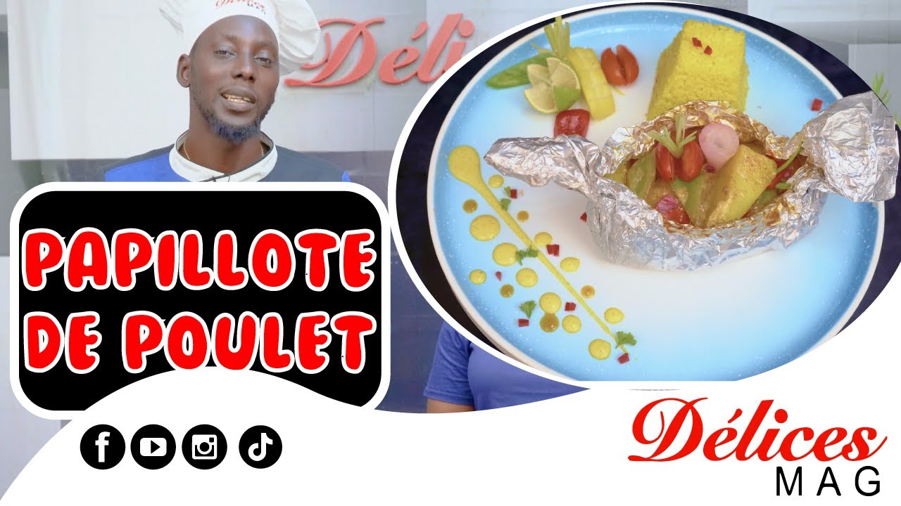 PAPILLOTE DE POULET: rapide et diététique
