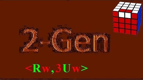 2-Gen 4x4x4 Parity Algorithms (Type 5)