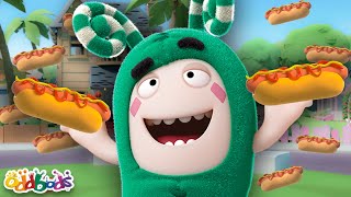 hot dog 500 2 hours food adventures best oddbods marathon 2023 funny cartoons for kids
