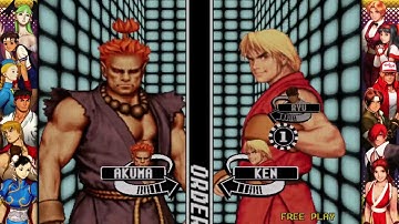 Capcom vs SNK - Akuma arcade mode