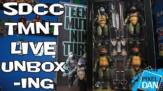 NECA Toys TMNT Movie Figures Box Set SDCC 2018 Exclusive - LIVE UNBOXING!! NECA Toys TMNT Movie Figures Box Set SDCC 2018 Exclusive - LIVE UNBOXING!!