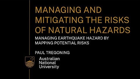 Managing Earthquake hazard by mapping potential risks