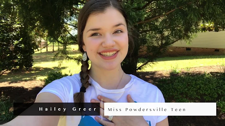 Hailey Greer - Miss Powdersville Teen