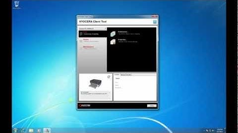 KYOCERA Client Tool for the FS-1220MFP, FS-1325MFP and FS-1320MFP