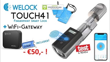 Welock Touch41 smart lock & Wifibox Gateway: full installation & review !