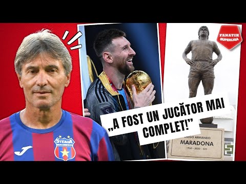 Românul care l-a blocat pe Diego răspunde la dilema mondială „cine a fost  mai mare: Maradona sau Messi?”: „El e mai complet!” Video exclusiv -  Fanatik.ro