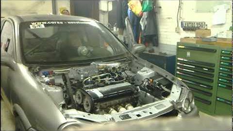 First startup C20XE Eaton M90 Supercharger