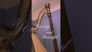 Young and beautiful - Harp cover