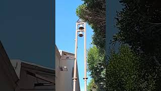 Campanadas de las 11 - Iglesia de San Albino y la Santa Cruz, Tíncer #campanas #campanadas #repique