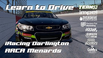 Learn to Drive Darlington in an ARCA Car for iRacing 2025 Season 4 Week 3 Lap Guide & Tutorial