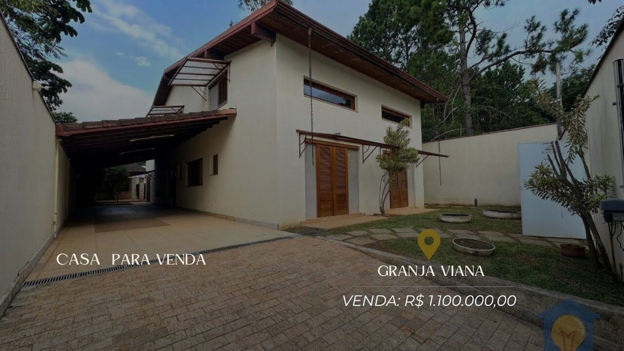 R$ 1.100.000,00! Casa a venda - Residencial Gramado - Granja Viana 