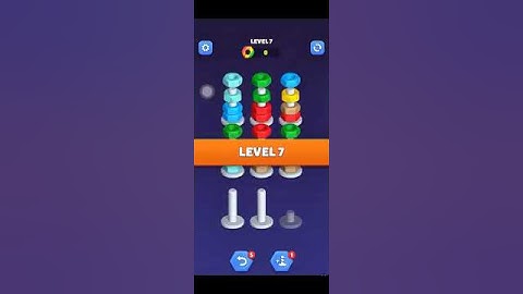 Nut Sort Level 7 🧩🔥#shorts #gaming #puzzle #challenge