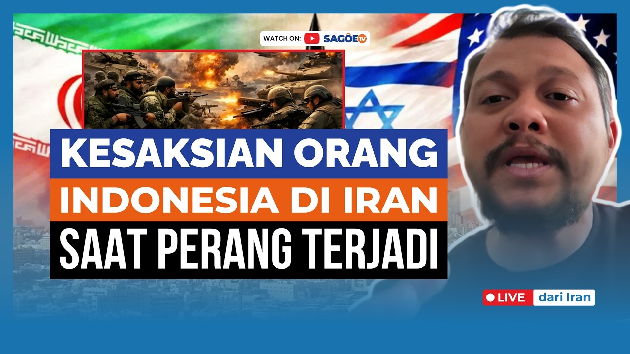 ⁠LIVE dari Iran: Cerita Orang Indonesia Tentang Perang Amerika-Israel Vs Iran