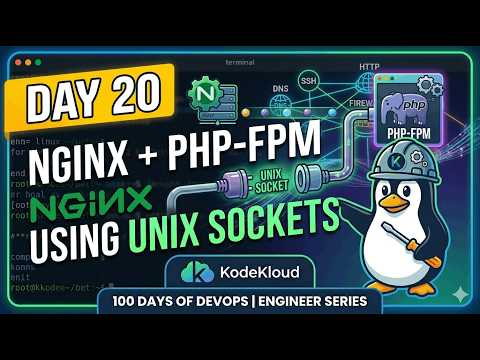 Day 20: Configure Nginx + PHP-FPM Using Unix Sock | 100 Days of DevOps – KodeKloud Engineer