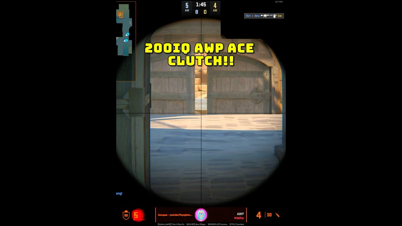 ONE OF MY BEST ACES!! CS2 DUST2 ACE CLUTCH!! 
