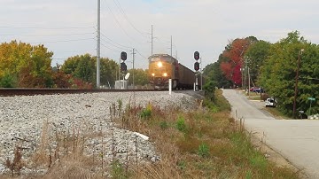 Three CSX trains in two hours on the W&A Subdivision in Smyrna, GA