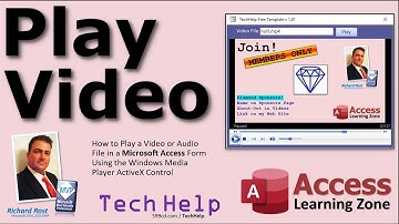 Een video- of audiobestand afspelen in een Microsoft Access-formulier met behulp van het Windows ...