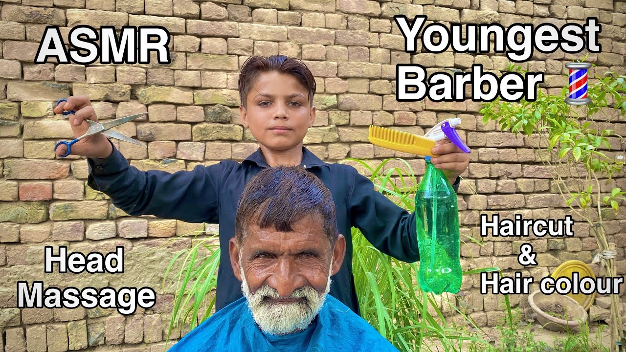 ASMR youngest Barber 💈 In the world 🗺️