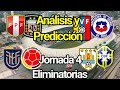 Mi Predicción. Jornada 4 Eliminatorias Sudamericanas