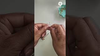 cierre corredizo de pulsera #bisuteria #tutorial #diy #bracelet #handamade #pulseras