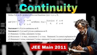 CONTINUITY AIEEE 2011 || IIT-JEE ADVANCED || JEE MAIN