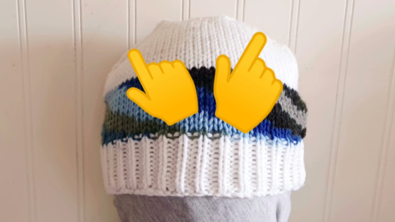Tubular Hat with  Decreased  Crown