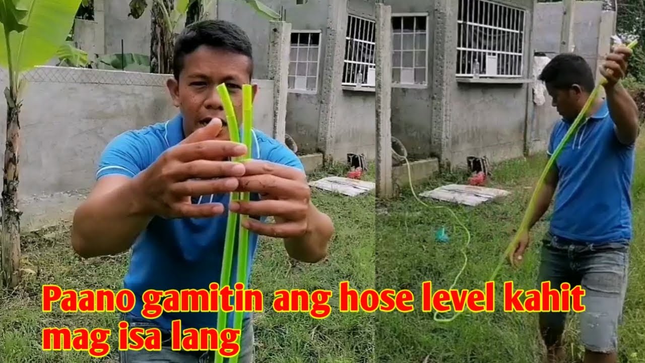 Paano gamitin ang hose level kahit mag isa lang