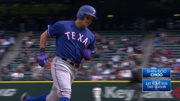TEX@SEA: Choo belts a three-run homer in the 2nd