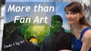 Creating Art for the Music that Changed my Life 🎨 Studio Vlog 1