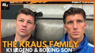 DUTCH TRAVELLERS VISIT TEAM FURY: K1 LEGEND ALBERT KRAUS & FUTURE STAR SON ALBERT TALK OLYMPIC DREAM