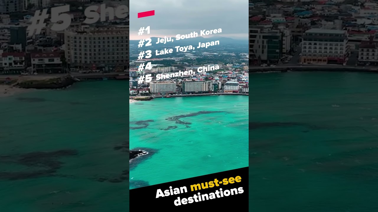 Top 5 hidden gems in Asia! ✈️ #travel #asia #japan #korea #holiday #ranking #trending #viral