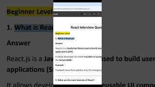 React Interview Mastery 😎 | Learn These Questions &amp; Get Selected