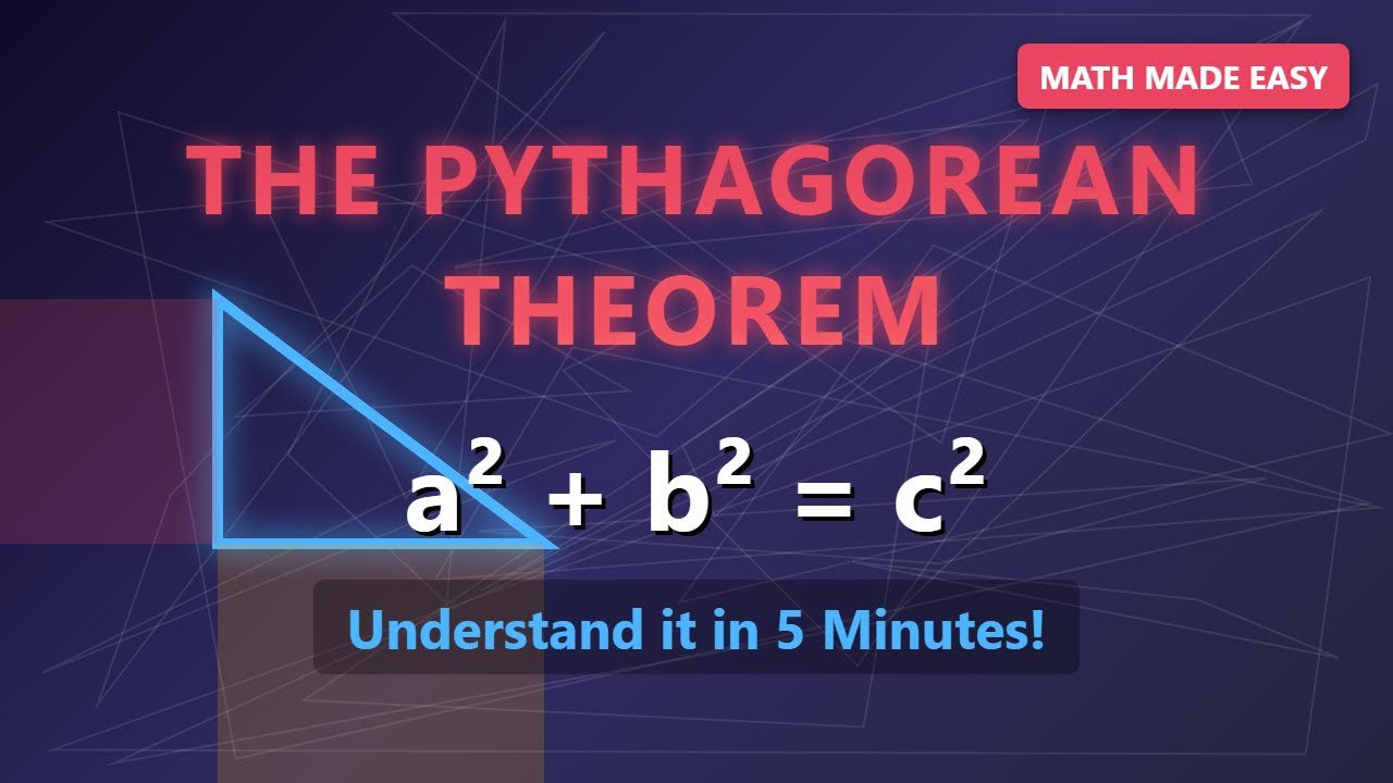 The Pythagorean Theorem Explained: Formula, Proof & Applications