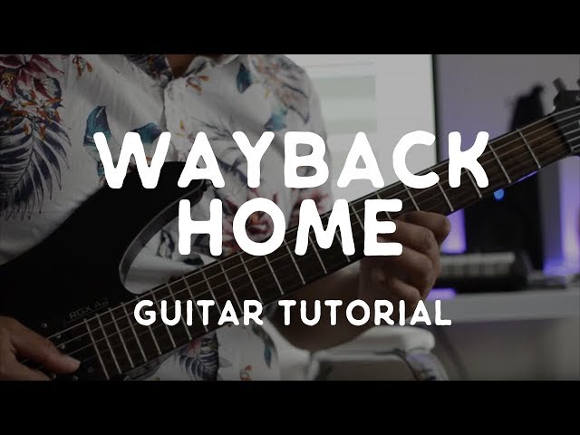 Way Back Home (Guitar Tutorial) - Shaun