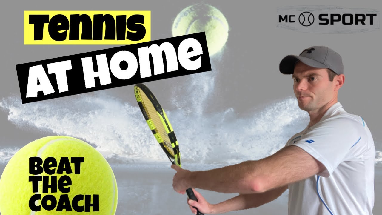 Beat the coach - develop tennis close control at home