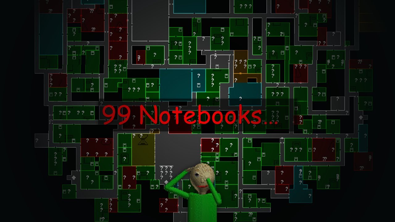 Beating the 99 Notebook Map... | Baldi's Basics Plus
