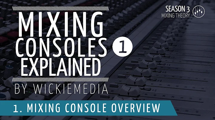 Mixing Consoles Explained (part 1)