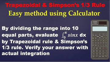 SNM | MA3251| Unit 4|Numerical integration |Trapezoidal rule and Simpson