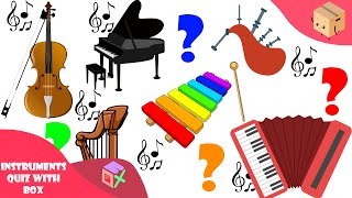 MUSICAL INSTRUMENTS QUIZ | INSTRUMENTS AND SOUNDS QUIZ | KIDS VIDEO | EDUCATIONAL VIDEO(HFWB)