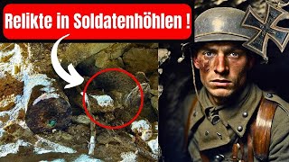 Unbelievable! World War relics found in soldiers' caves!