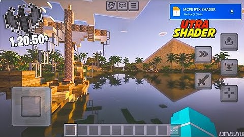 Top Ultra Realistic Shader Minecraft Pe 1.20.50+ ❤️‍🩹 | Render Dragon [ 100% Working ]