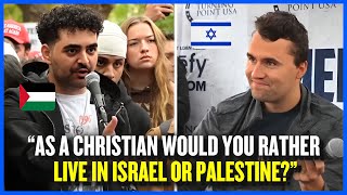 Charlie Kirk SILENCES Palestinian Christian With This Brilliant Question!