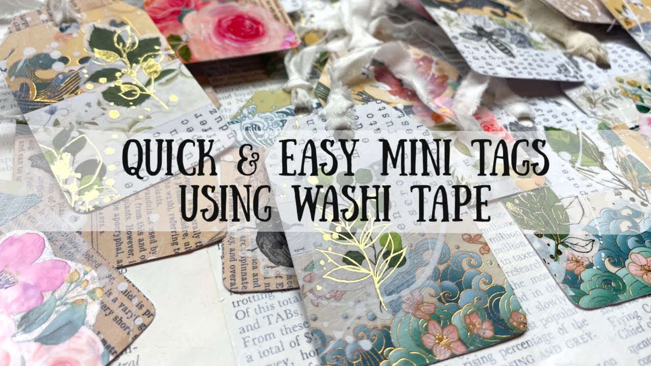 Washi Tape 30+ Easy, Fun & Simple Ideas for crafting