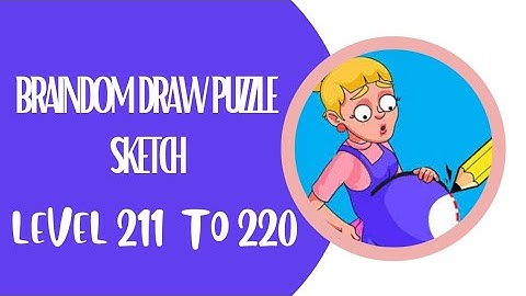 Braindom draw puzzle sketch level 111 to 120