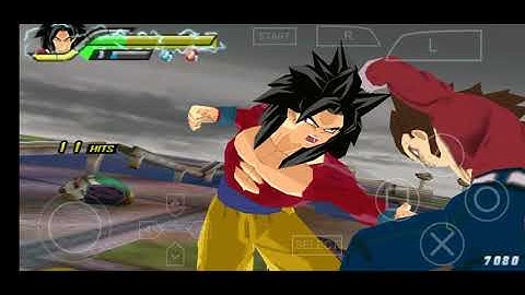 Goku ssj4 VS Vegeta ssj4 dbz ttt mod tenkhaichi 3 android